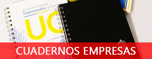 Imagen muestra cuaderno corporativo